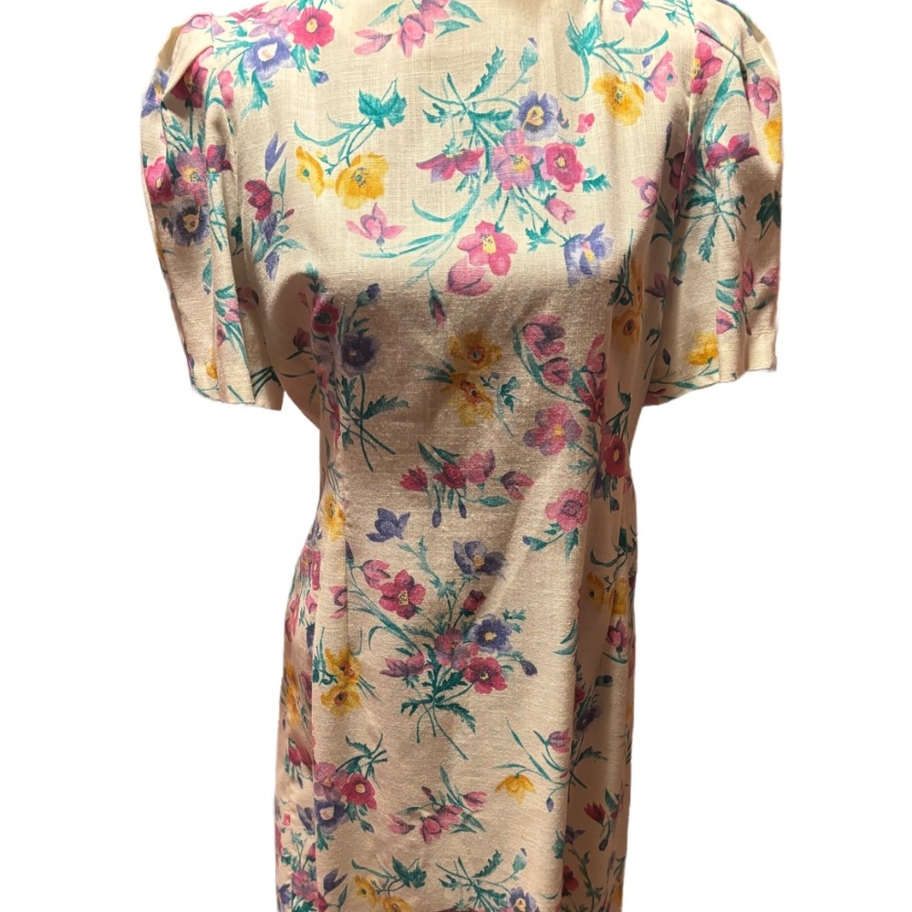 Vintage Handmade Floral Spring Dress